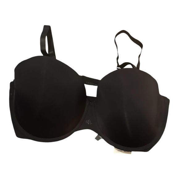 Lauren Ralph Lauren Luxe Smoothing Convertible Strapless Bra 36DD & 36B Black - Picture 3 of 8